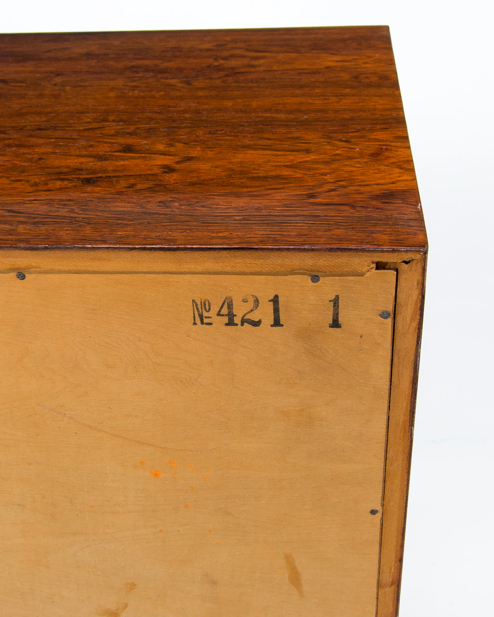 danish mid century vintage chest of drawers 1950's