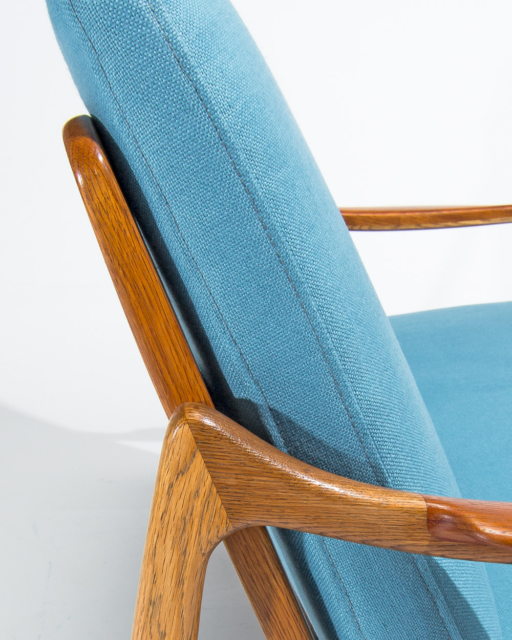 1950s sofa teak oak fd 117 france daverkosen mid century modern