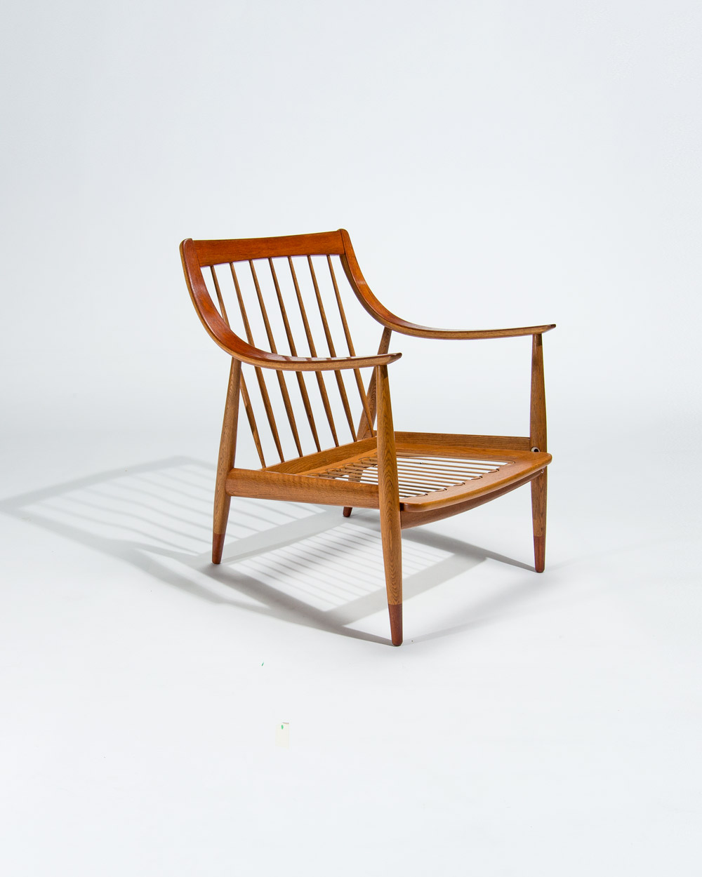 Danish armchair mid century chair wool teal london 1950s