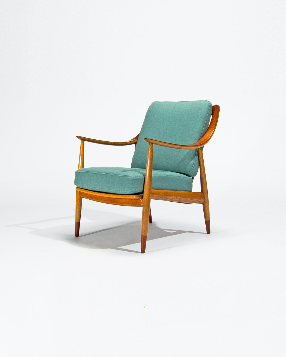 Danish armchair mid century lounge chair 1950s vintage design