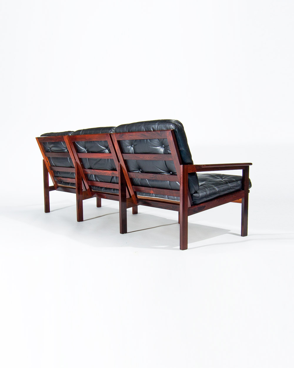 Mid century rosewood sofa wikkelso capella danish design london