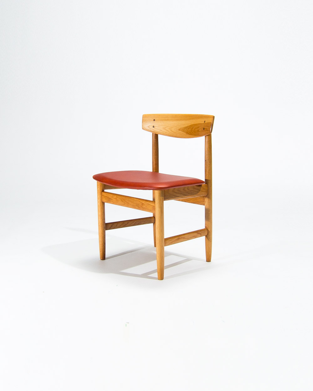 set of 8 mid century dining chairs danish design 1950s