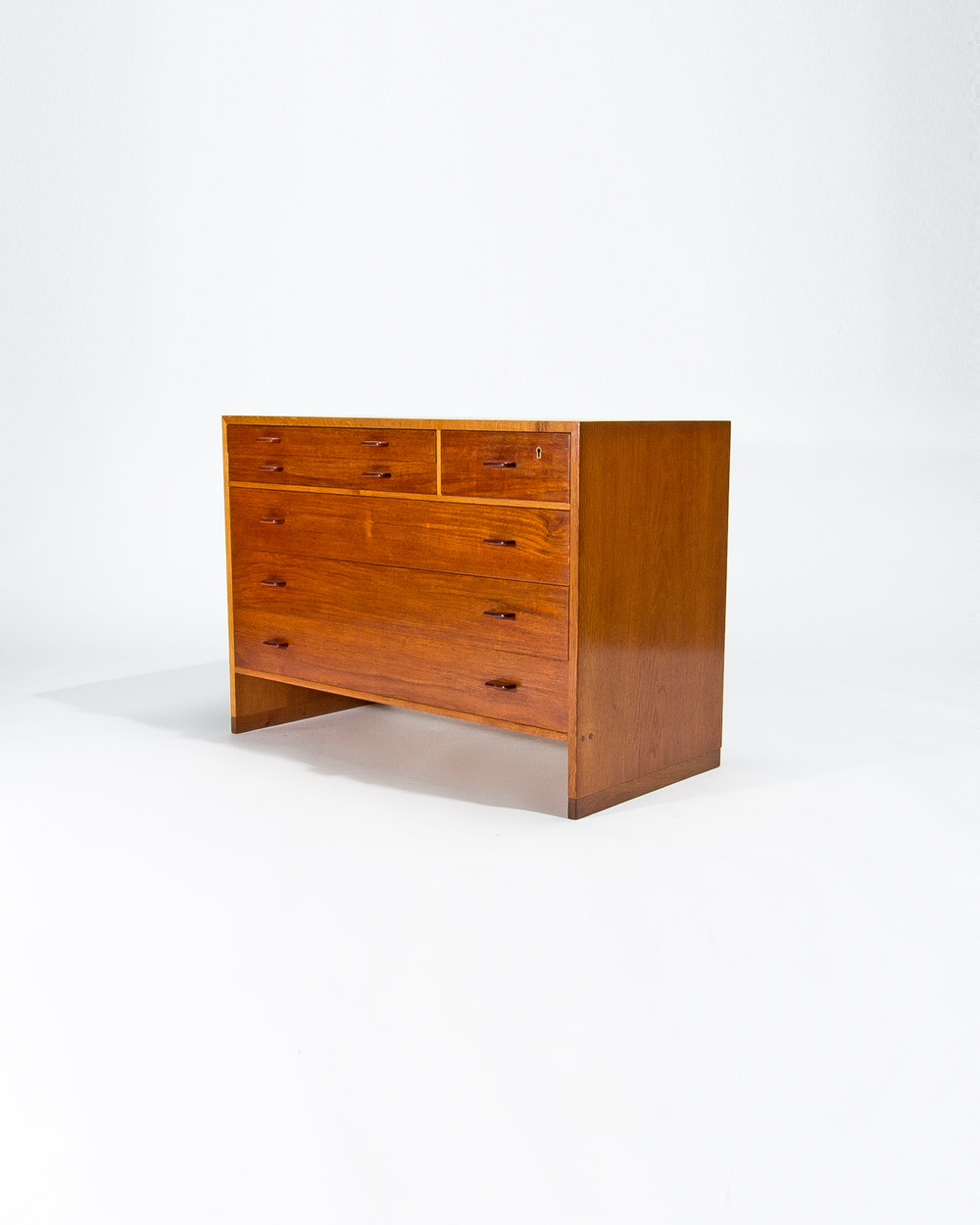 Hans Wegner chest of drawers side angle view Danish 1950s Ry Mobler